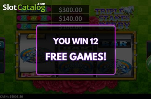Скрин4. Triple Stakes Derby слот