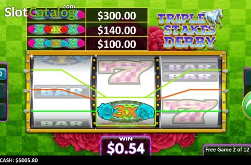 Скрин5. Triple Stakes Derby слот