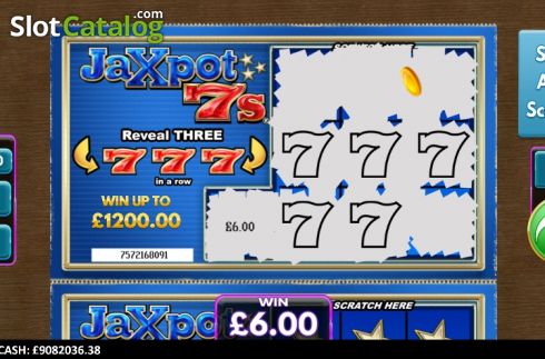 Скрин3. Jaxpot 7s Scratcher слот