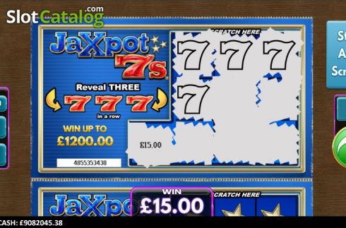 Скрин4. Jaxpot 7s Scratcher слот