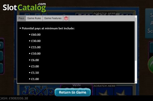 Скрин6. Jaxpot 7s Scratcher слот