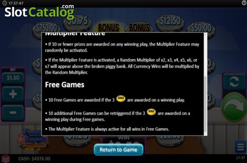 Скрин8. Piggy Payouts Bank Buster слот