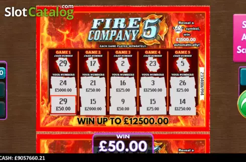 Скрин5. Fire Company 5 Scratcher слот