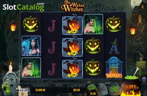 Скрин2. The Wicked Witches слот