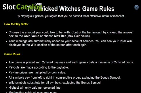 Скрин6. The Wicked Witches слот