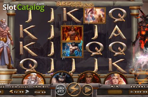 Скрин2. Rise of The Titans слот