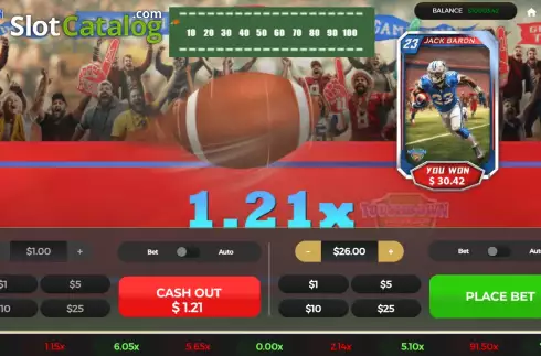 Скрин3. Touchdown Blitz слот