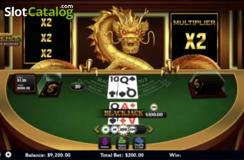 Скрин2. Dragon Blackjack - Guaranteed Multiplier слот