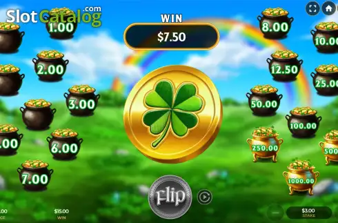 Скрин3. Clover Cash Pots - Lucky Flip слот
