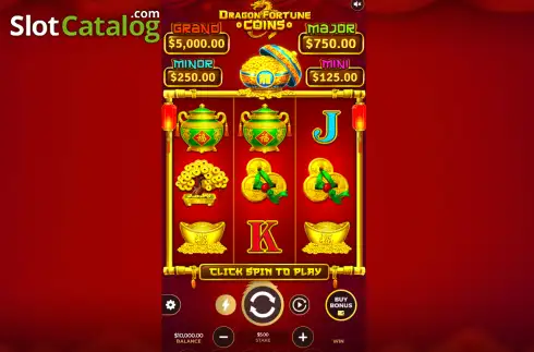 Скрин2. Dragon Fortune Coins слот