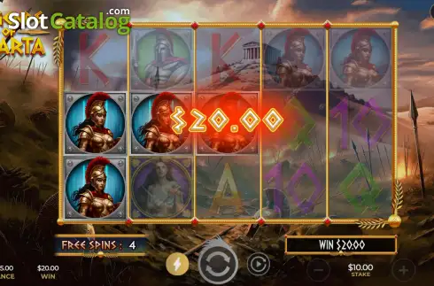 Скрин3. Legends of Sparta слот