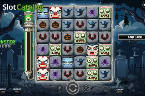 Скрин2. Monster Blox (Dragon Gaming) слот