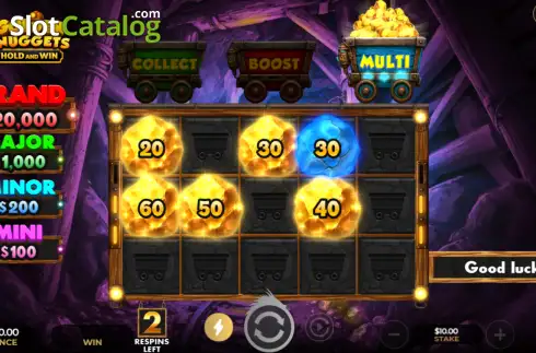 Скрин3. 3 Golden Nuggets слот