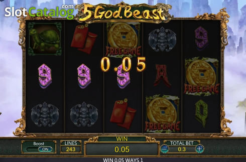 Скрин4. 5 God Beast слот