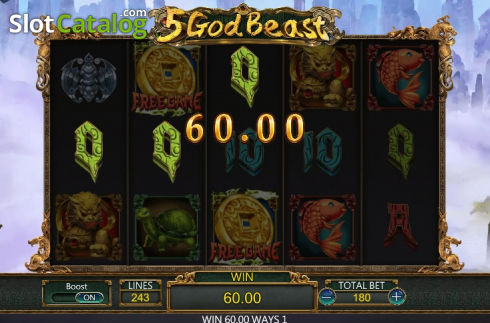 Скрин6. 5 God Beast слот