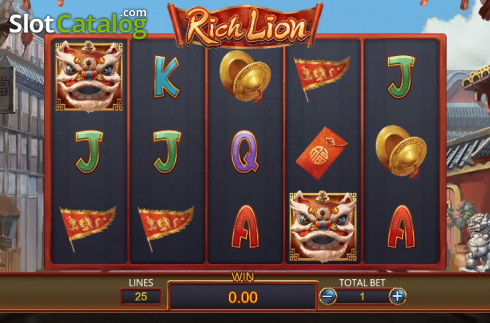 Скрин3. Rich Lion слот