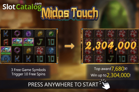 Скрин2. Midas Touch (Dragoon Soft) слот