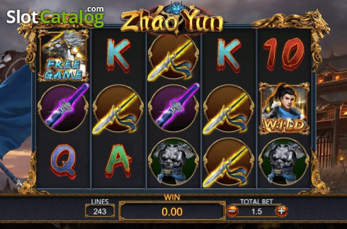 Скрин3. Zhao Yun слот