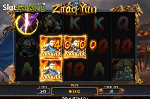Скрин5. Zhao Yun слот
