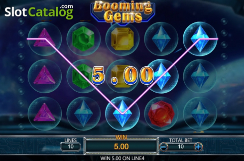Скрин4. Booming Gems слот