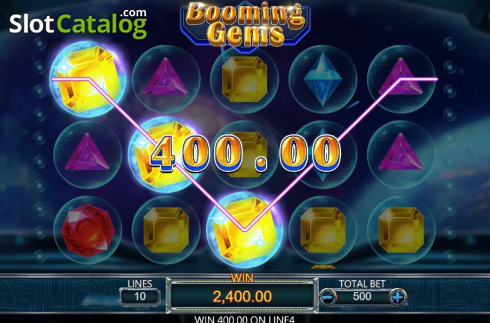 Скрин6. Booming Gems слот
