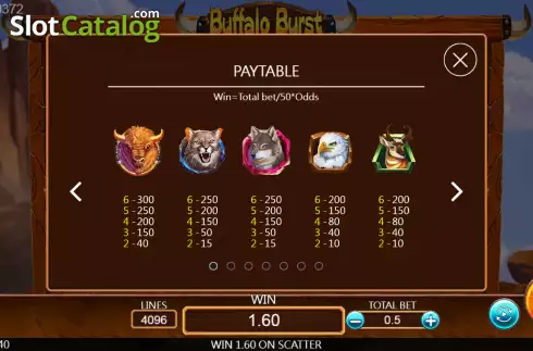 Скрин5. Buffalo Burst слот