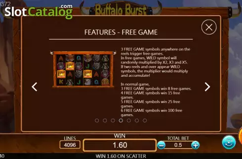Скрин8. Buffalo Burst слот