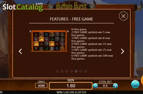 Скрин9. Buffalo Burst слот