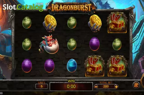 Скрин2. Dragonburst слот