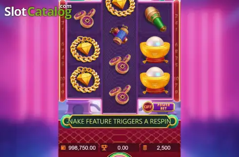 Скрин2. Golden Snake (Dragoon Soft) слот