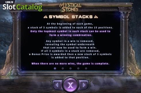 Скрин5. Mystical Stones слот