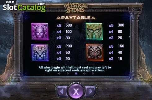 Скрин7. Mystical Stones слот