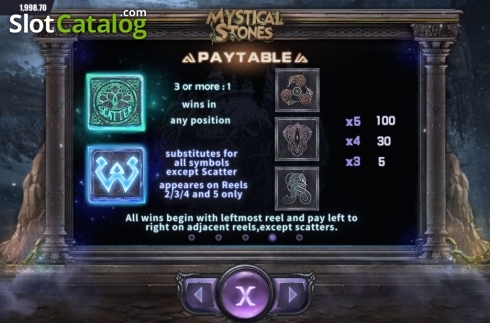 Скрин8. Mystical Stones слот