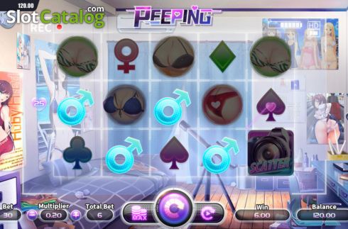 Скрин4. Peeping слот