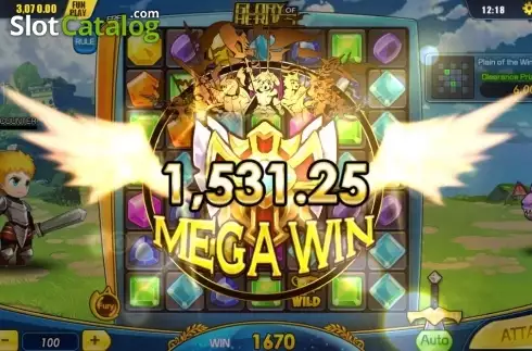 Скрин5. Glory of Heroes слот