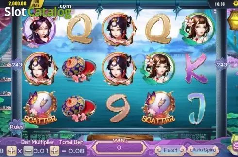 Скрин2. Four Beauties (Dream Tech) слот