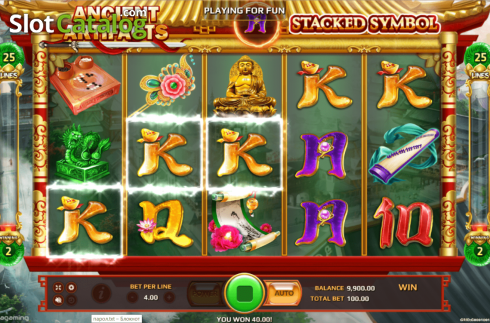 Скрин3. Ancient Artifacts слот