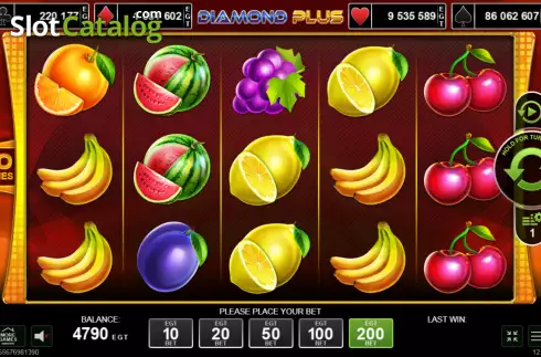 Скрин2. Diamond Plus слот