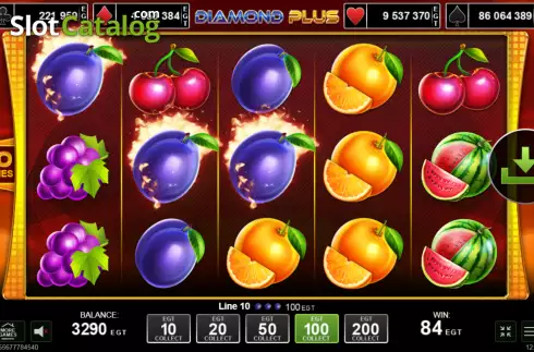 Скрин3. Diamond Plus слот