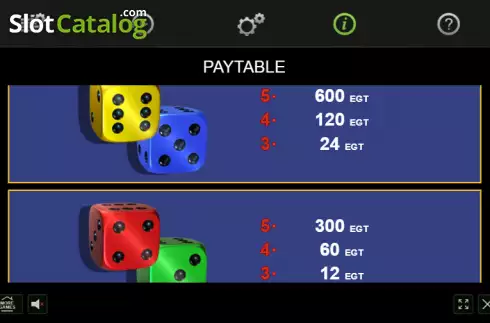 Скрин8. 40 Luxury Dice слот