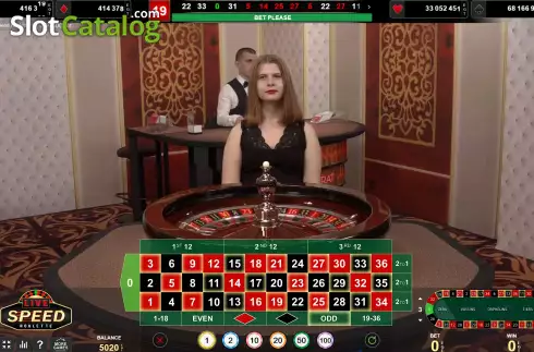Скрин2. Live Speed Roulette (Amusnet) слот