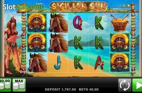 Скрин2. Sicilian Sun слот