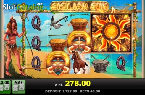 Скрин3. Sicilian Sun слот