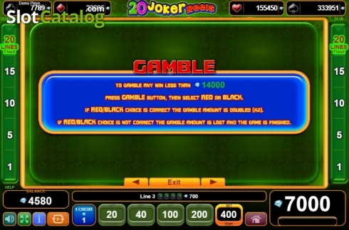 Скрин5. 20 Joker Reels слот