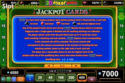Скрин6. 20 Joker Reels слот