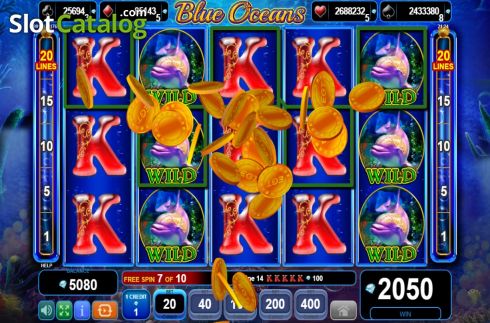 Скрин8. Blue Oceans слот