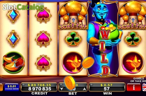 Скрин2. Genie's Temple слот