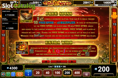 Скрин6. Halloween Egypt Quest слот