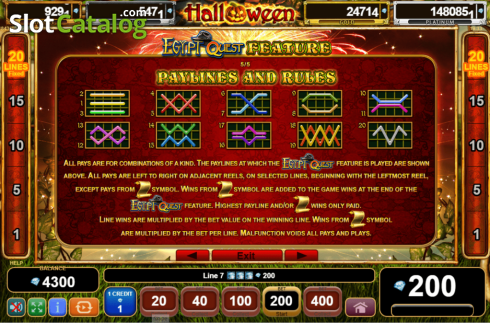 Скрин8. Halloween Egypt Quest слот