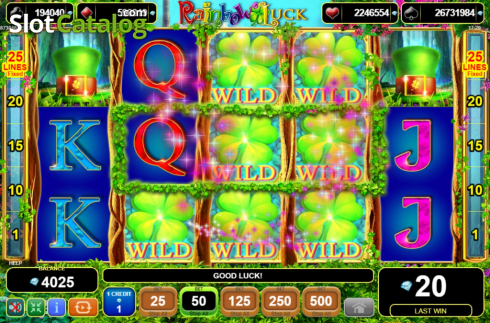 Скрин6. Rainbow Luck слот